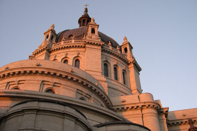 St. Paul Cathedral C.U. in evening glow