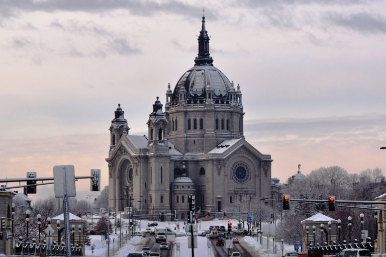 St. Paul Cathedral winter beauty shot by Tim Schindler